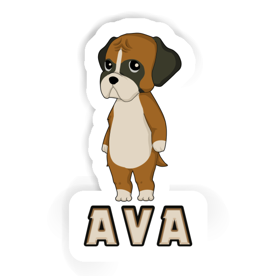 Sticker Boxer Ava Notebook Image