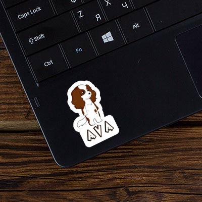 Autocollant Ava Cavalier King Charles Spaniel Autocollant Ava Cavalier King Charles Spaniel Image
