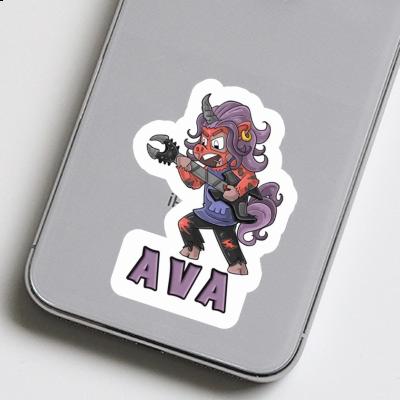 Autocollant Rockeuse Ava Notebook Image