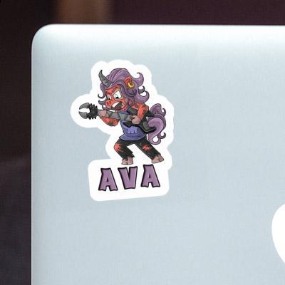 Autocollant Rockeuse Ava Laptop Image