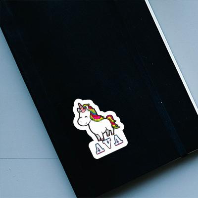 Sticker Unicorn Ava Laptop Sticker Unicorn Ava Laptop Image
