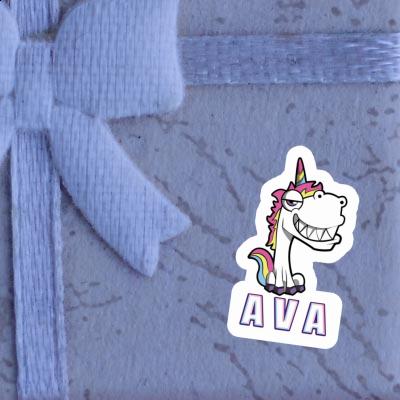 Einhorn Aufkleber Ava Laptop Einhorn Aufkleber Ava Laptop Image