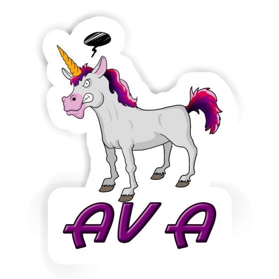 Licorne Autocollant Ava Image