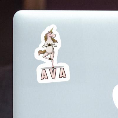 Autocollant Licorne de yoga Ava Notebook Autocollant Licorne de yoga Ava Notebook Image