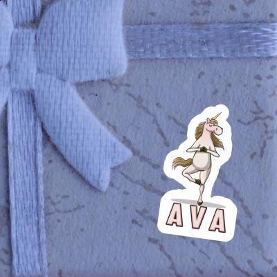 Aufkleber Ava Einhorn Notebook Aufkleber Ava Einhorn Gift package Image