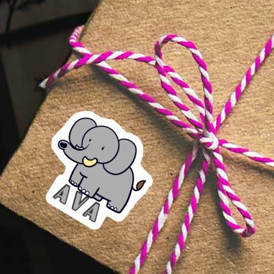 Sticker Ava Elephant Image
