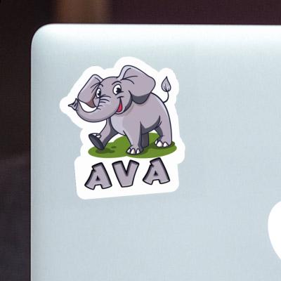Autocollant Éléphant Ava Gift package Image