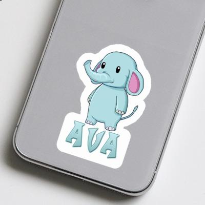 Ava Sticker Elefant Notebook Image