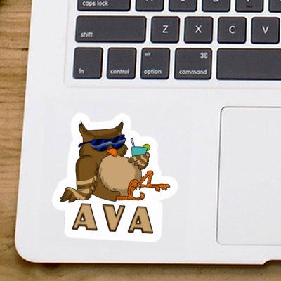 Sticker Ava Eule Notebook Sticker Ava Eule Gift package Image
