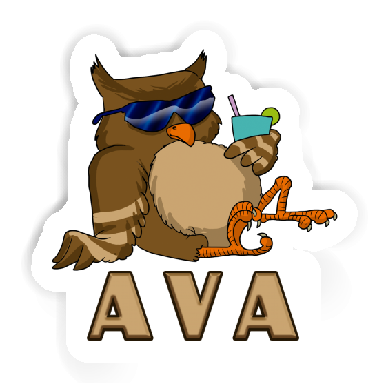 Autocollant Ava Hibou Laptop Autocollant Ava Hibou Laptop Image