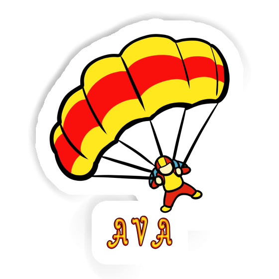 Ava Autocollant Parachutiste Laptop Image