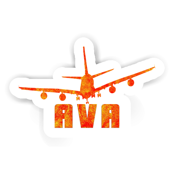 Aufkleber Ava Flugzeug Notebook Aufkleber Ava Flugzeug Gift package Image