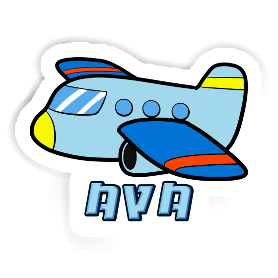 Autocollant Avion Ava Notebook Autocollant Avion Ava Notebook Image