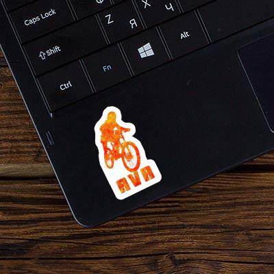 Freeride Biker Autocollant Ava Notebook Image