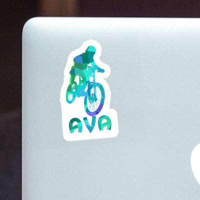 Autocollant Freeride Biker Ava Notebook Image