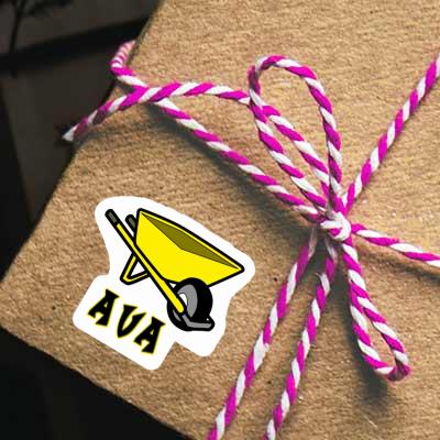 Ava Sticker Wheelbarrow Notebook Image