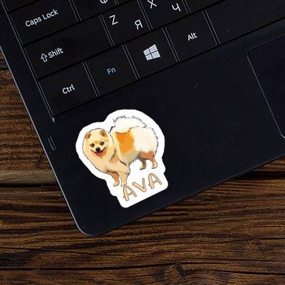 German Spitz Sticker Ava German Spitz Sticker Ava Image