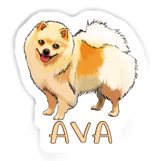 German Spitz Sticker Ava Notebook German Spitz Sticker Ava Gift package Image