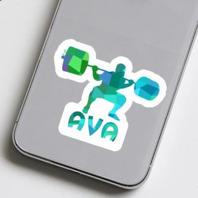 Ava Autocollant Haltérophilie Laptop Ava Autocollant Haltérophilie Laptop Image