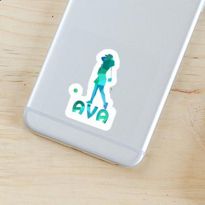 Sticker Golfer Ava Notebook Sticker Golfer Ava Notebook Image