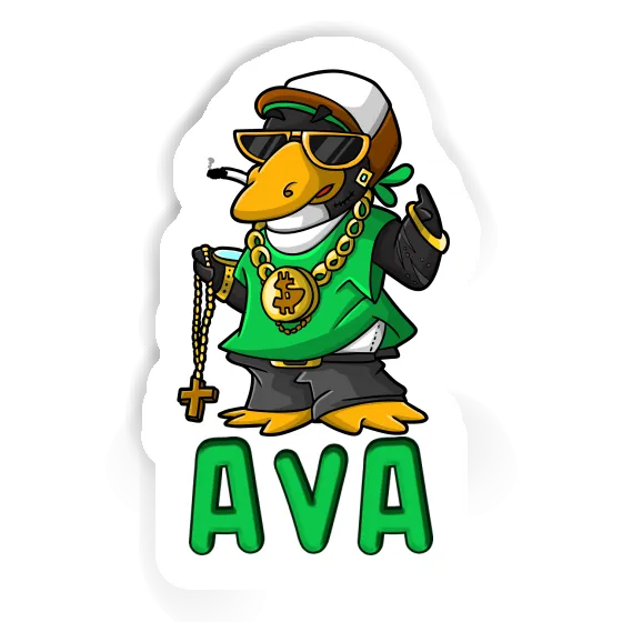 Autocollant Pingouin hip-hop Ava Notebook Autocollant Pingouin hip-hop Ava Notebook Image