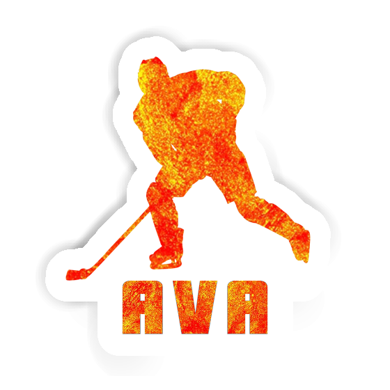 Autocollant Joueur de hockey Ava Image