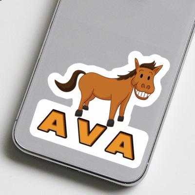Ava Sticker Horse Notebook Image