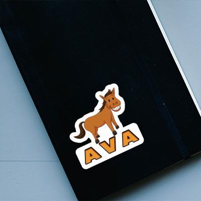 Ava Autocollant Cheval Laptop Image
