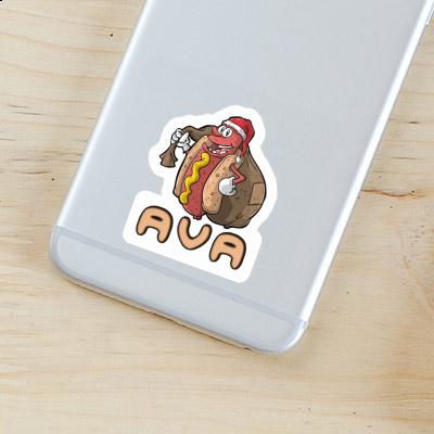 Autocollant Ava Hot-Dog Laptop Image