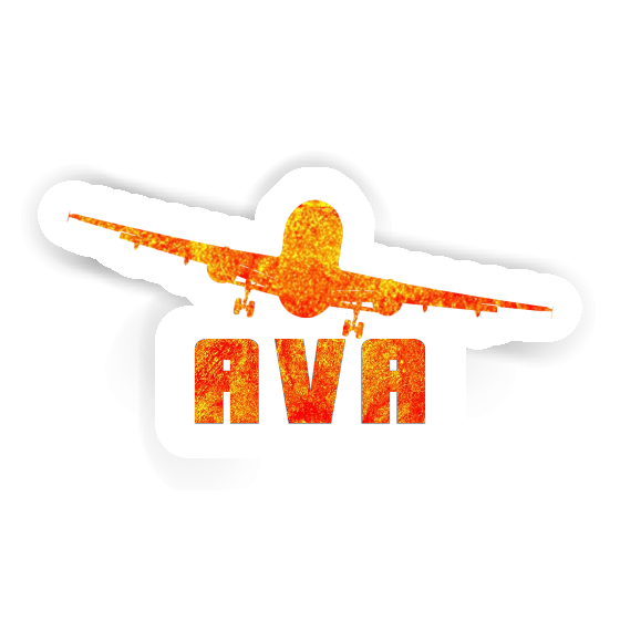 Autocollant Avion Ava Notebook Image