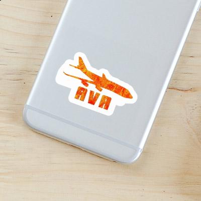 Ava Aufkleber Jumbo-Jet Laptop Image
