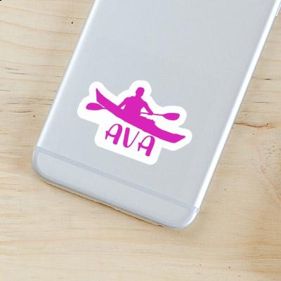 Ava Autocollant Kayakiste Laptop Image