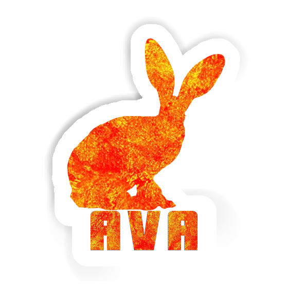 Kaninchen Aufkleber Ava Image
