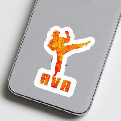 Ava Autocollant Karatéka Laptop Ava Autocollant Karatéka Laptop Image