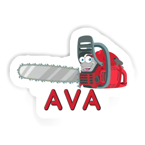 Aufkleber Kettensäge Ava Gift package Image
