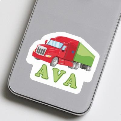 Sticker Ava Truck Notebook Sticker Ava Truck Gift package Image