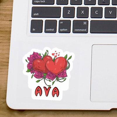 Autocollant Ava Symbole d'amour Autocollant Ava Symbole d'amour Image