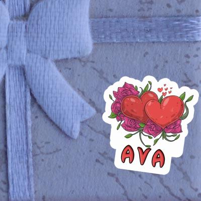 Autocollant Ava Symbole d'amour Notebook Autocollant Ava Symbole d'amour Gift package Image