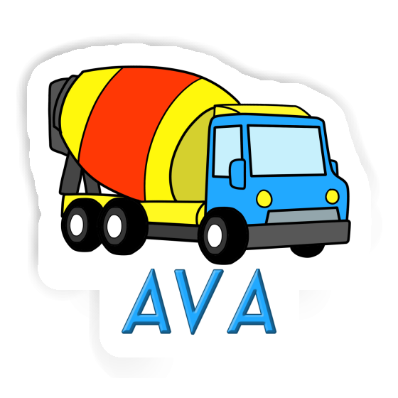 Autocollant Ava Camion malaxeur Gift package Image