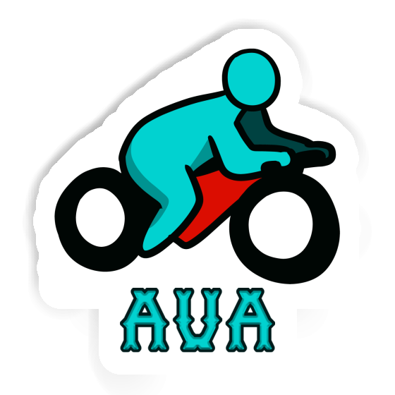 Sticker Ava Motorradfahrer Notebook Sticker Ava Motorradfahrer Gift package Image