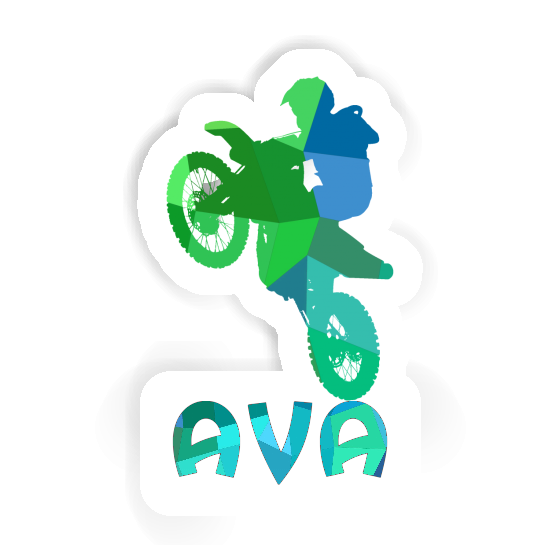 Autocollant Ava Motocrossiste Image