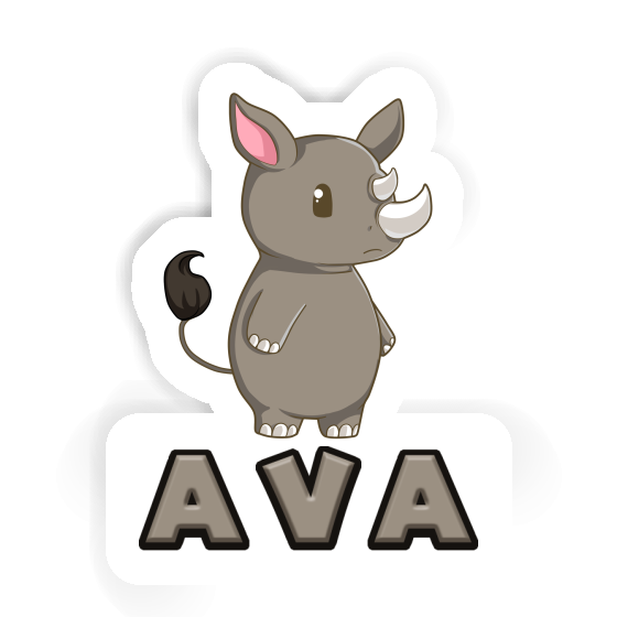 Ava Autocollant Rhino Image