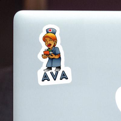 Ava Autocollant Infirmière Laptop Ava Autocollant Infirmière Laptop Image