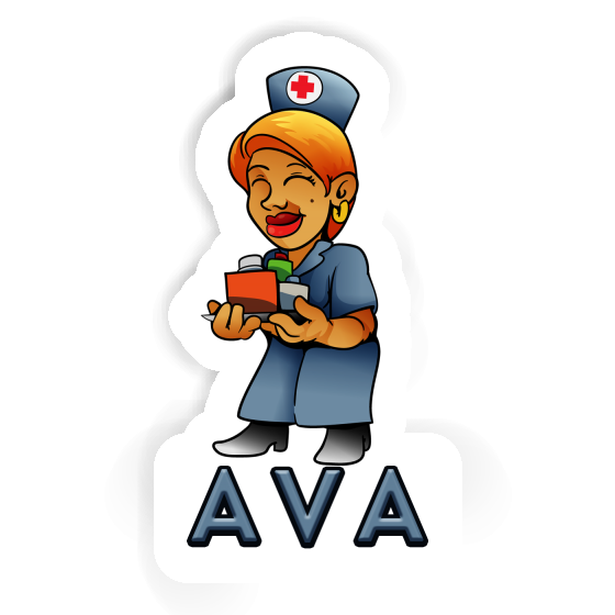 Ava Autocollant Infirmière Notebook Ava Autocollant Infirmière Gift package Image
