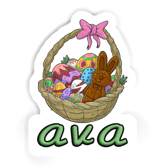 Sticker Easter basket Ava Notebook Image