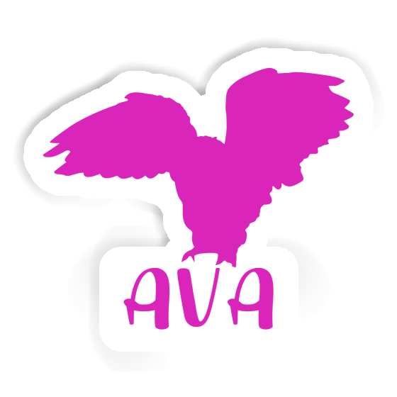 Sticker Ava Owl Laptop Image