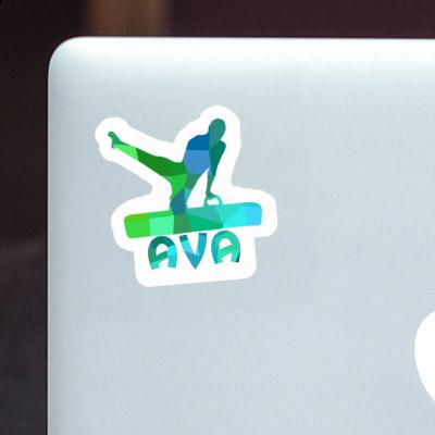 Gymnaste Autocollant Ava Laptop Image