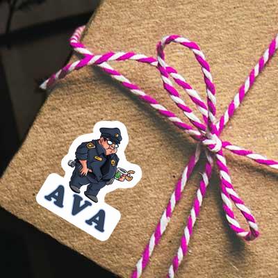 Polizist Sticker Ava Laptop Polizist Sticker Ava Laptop Image