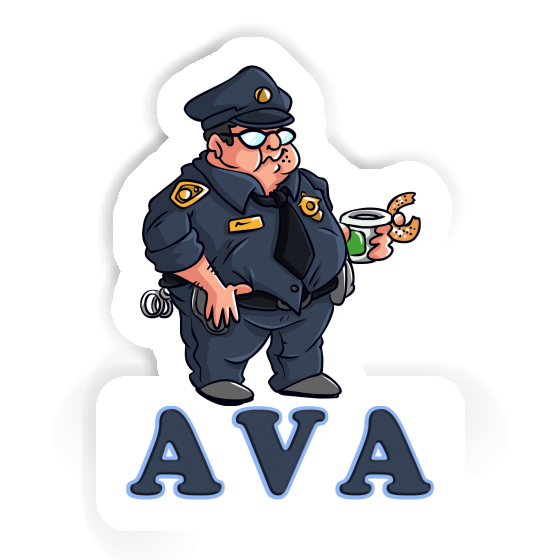 Polizist Sticker Ava Notebook Polizist Sticker Ava Gift package Image