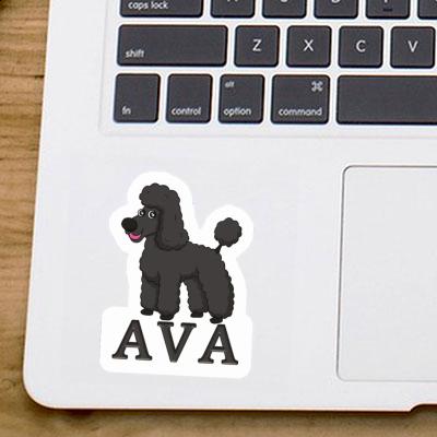 Pudel Sticker Ava Notebook Pudel Sticker Ava Gift package Image